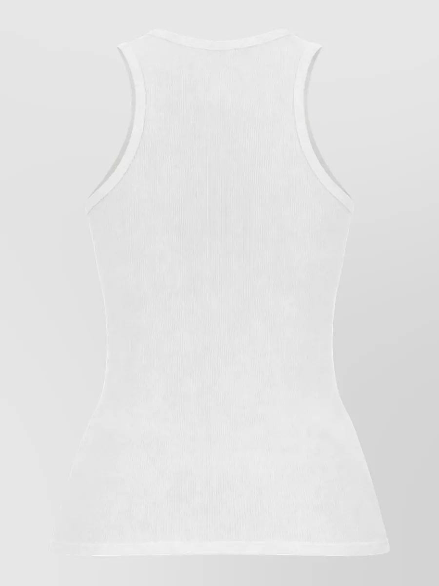 Vivienne Westwood Logo Tank Top Ribbed Fitted Silhouette