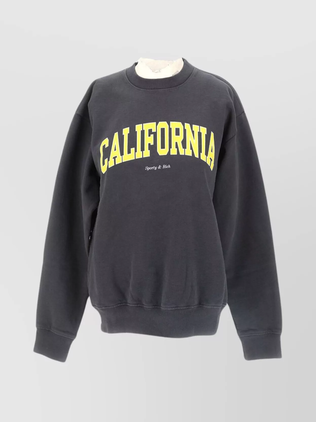 Shop Sporty And Rich California Graphic Crewneck Long Sleeves