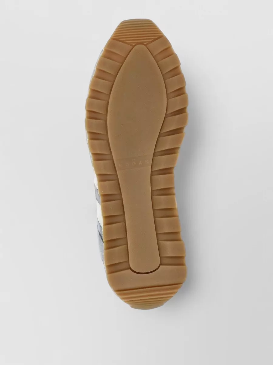 Hogan Suede Low-Top Lace-Up Sneakers