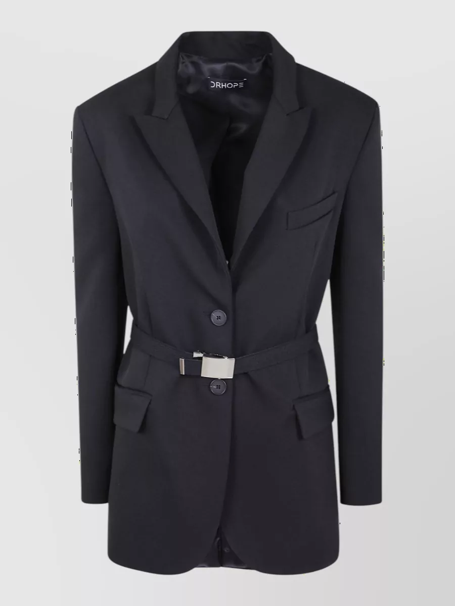 DrHope belted blazer
