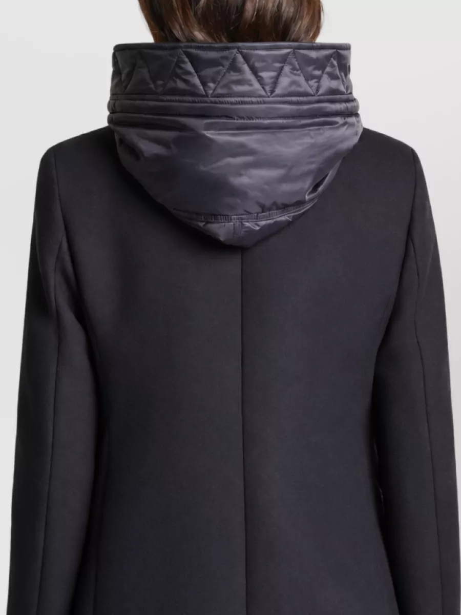 Fay Cashmere Blend Single Breasted Coat