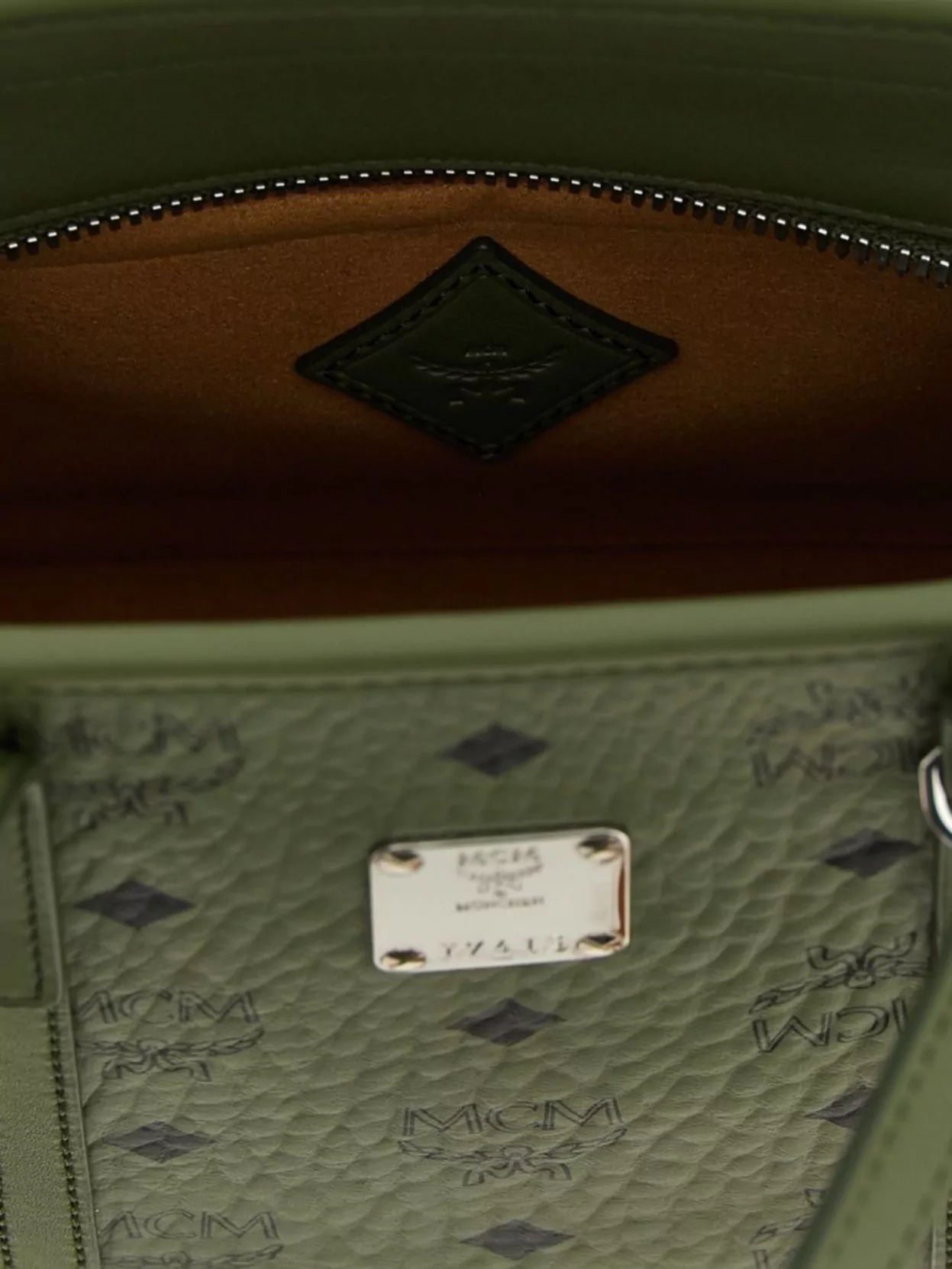 Mcm Mini Tote Bag With Top Handles And Strap