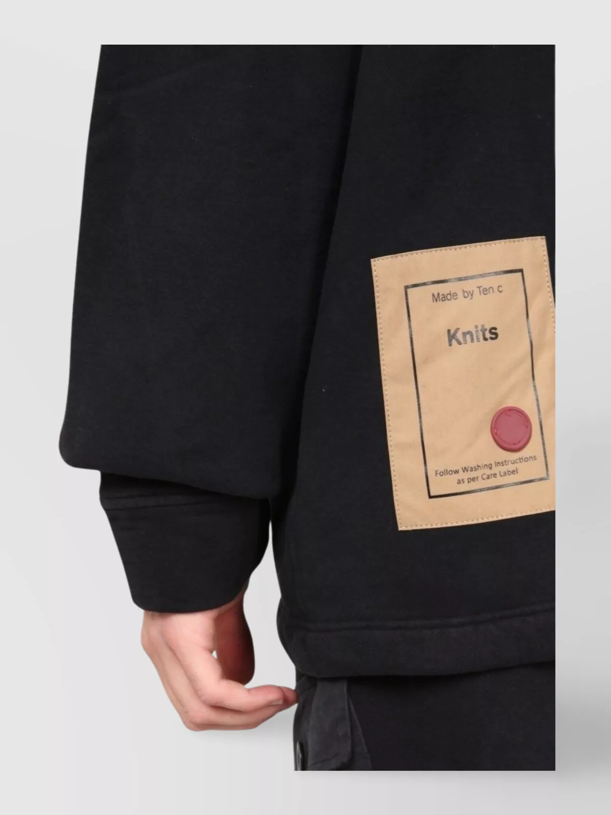 Ten C Hooded Sweater Front Pocket