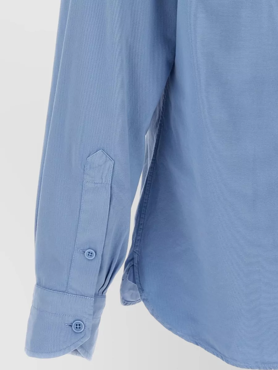 Tom Ford Faille Shirt Long Sleeves Buttoned Collar