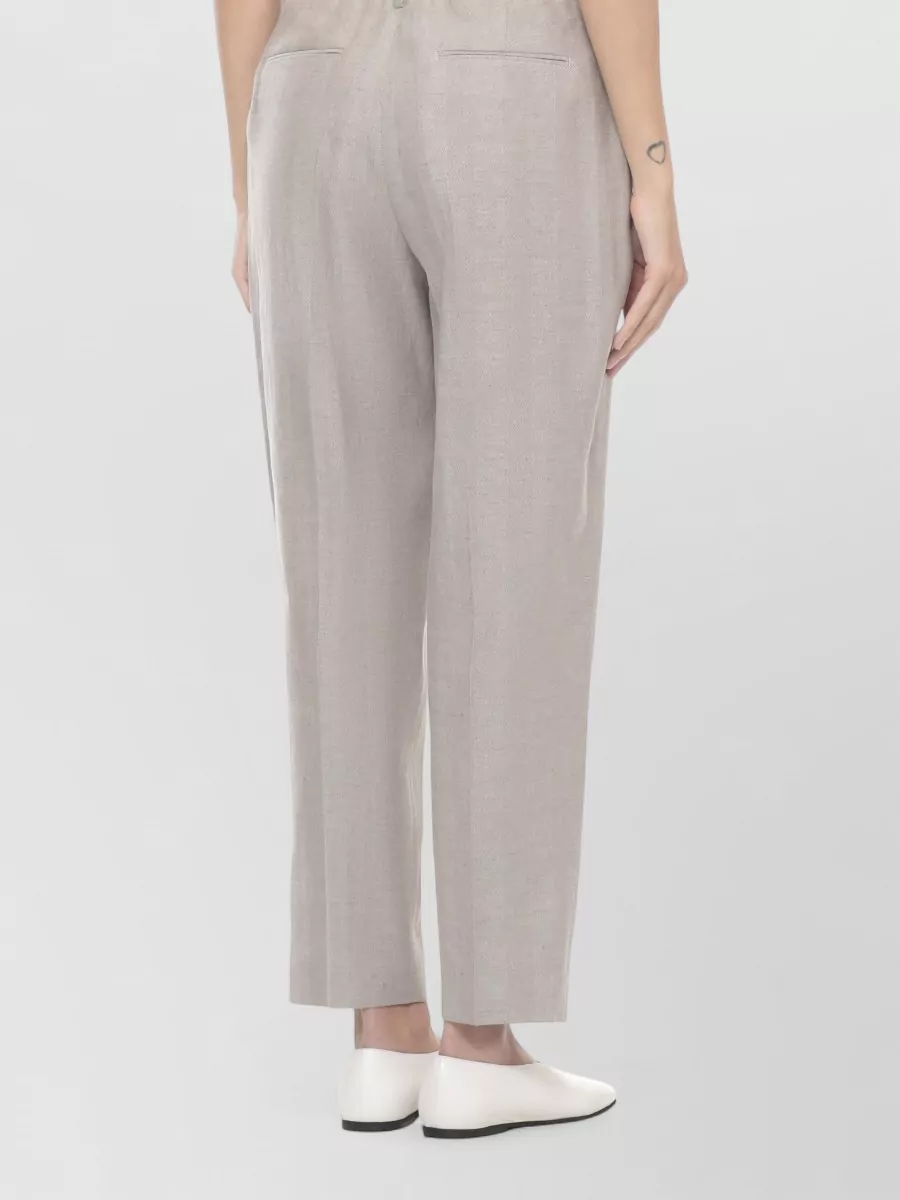 Pt Torino Striped Straight-Leg Tailored Trousers