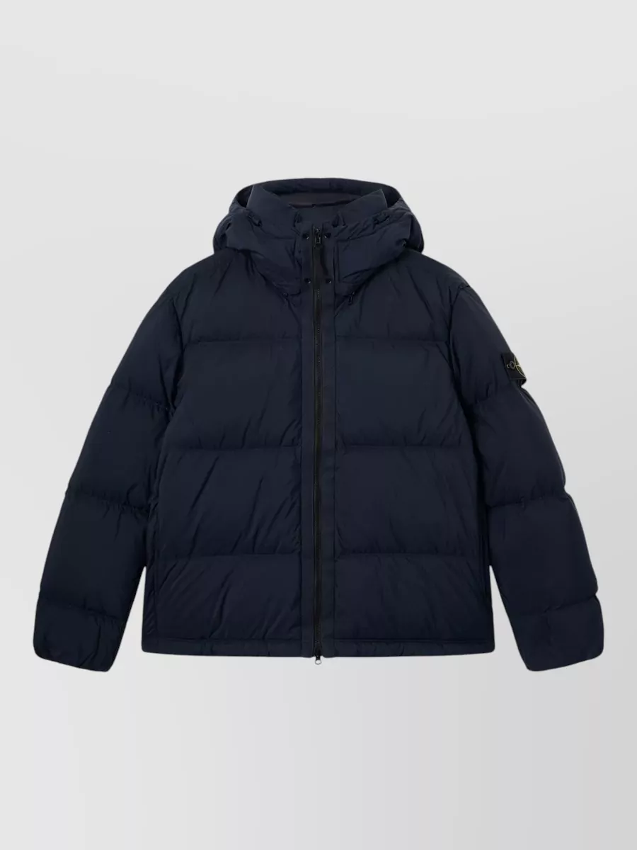 Stone Island nylon ripstop puffer jacket