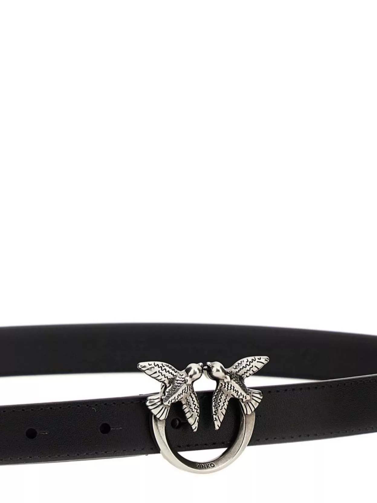 Pinko 'bird Motif' Slim Belt Of Love