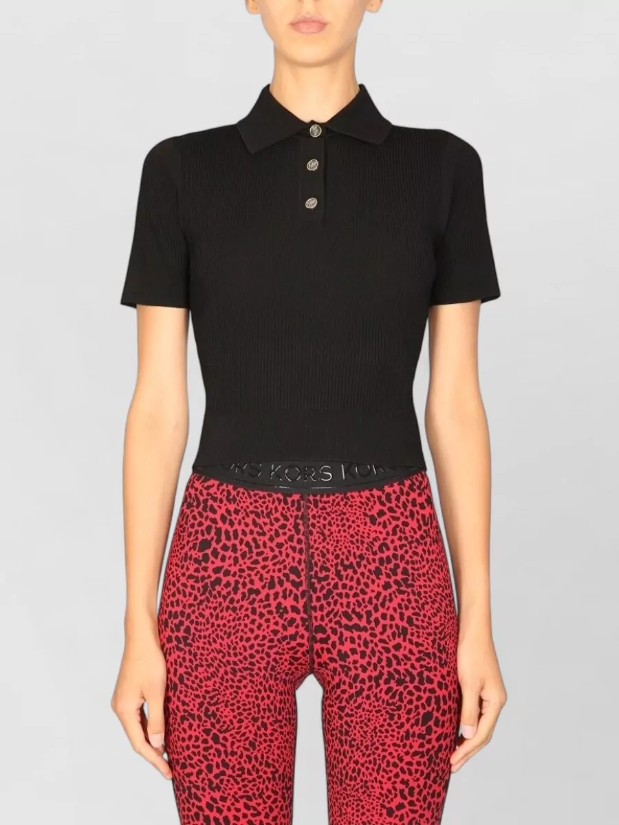 Michael Kors Short-Sleeve Polo Shirt
