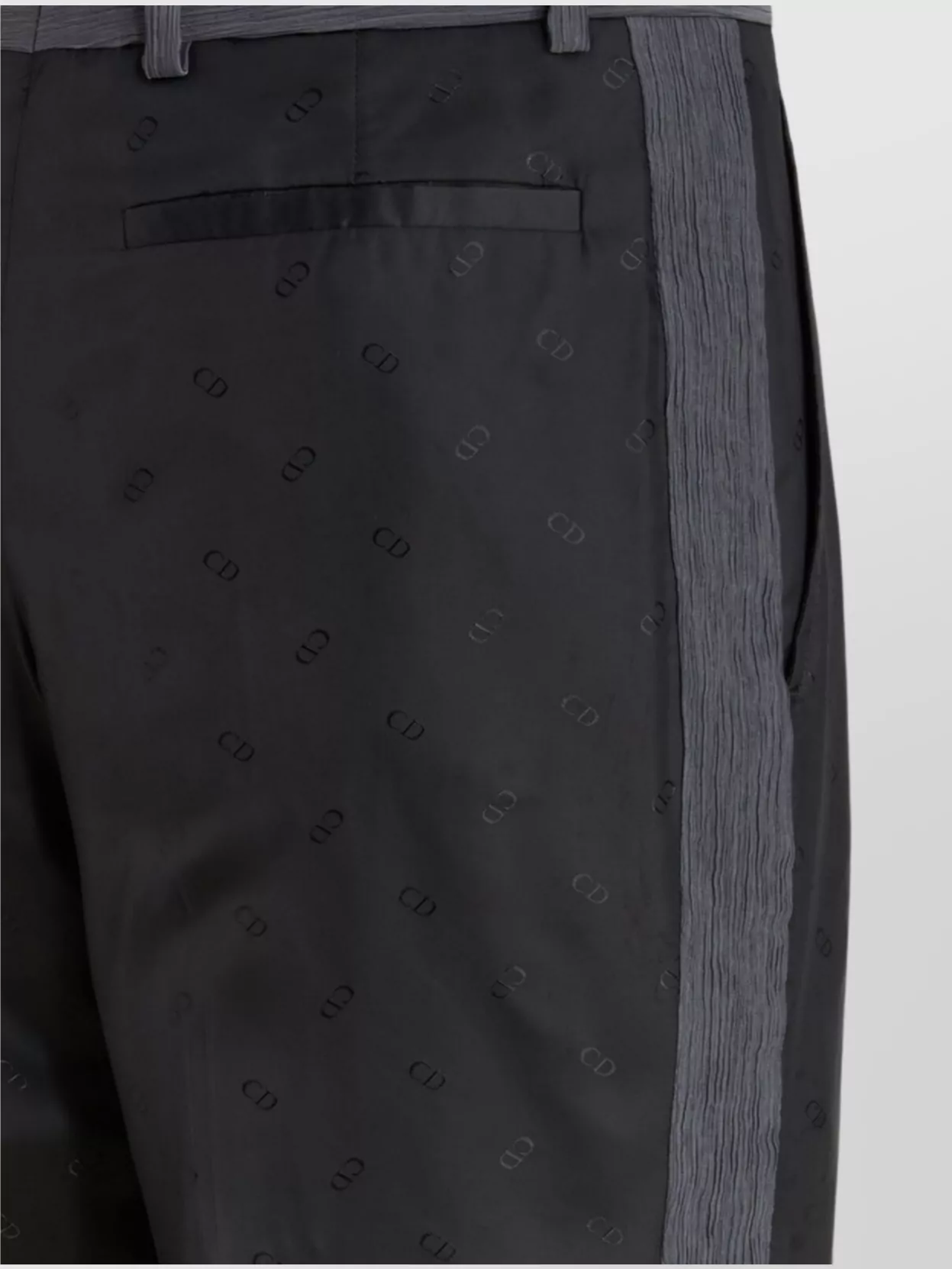 Christian Dior Trousers With Side Stripe And Pockets