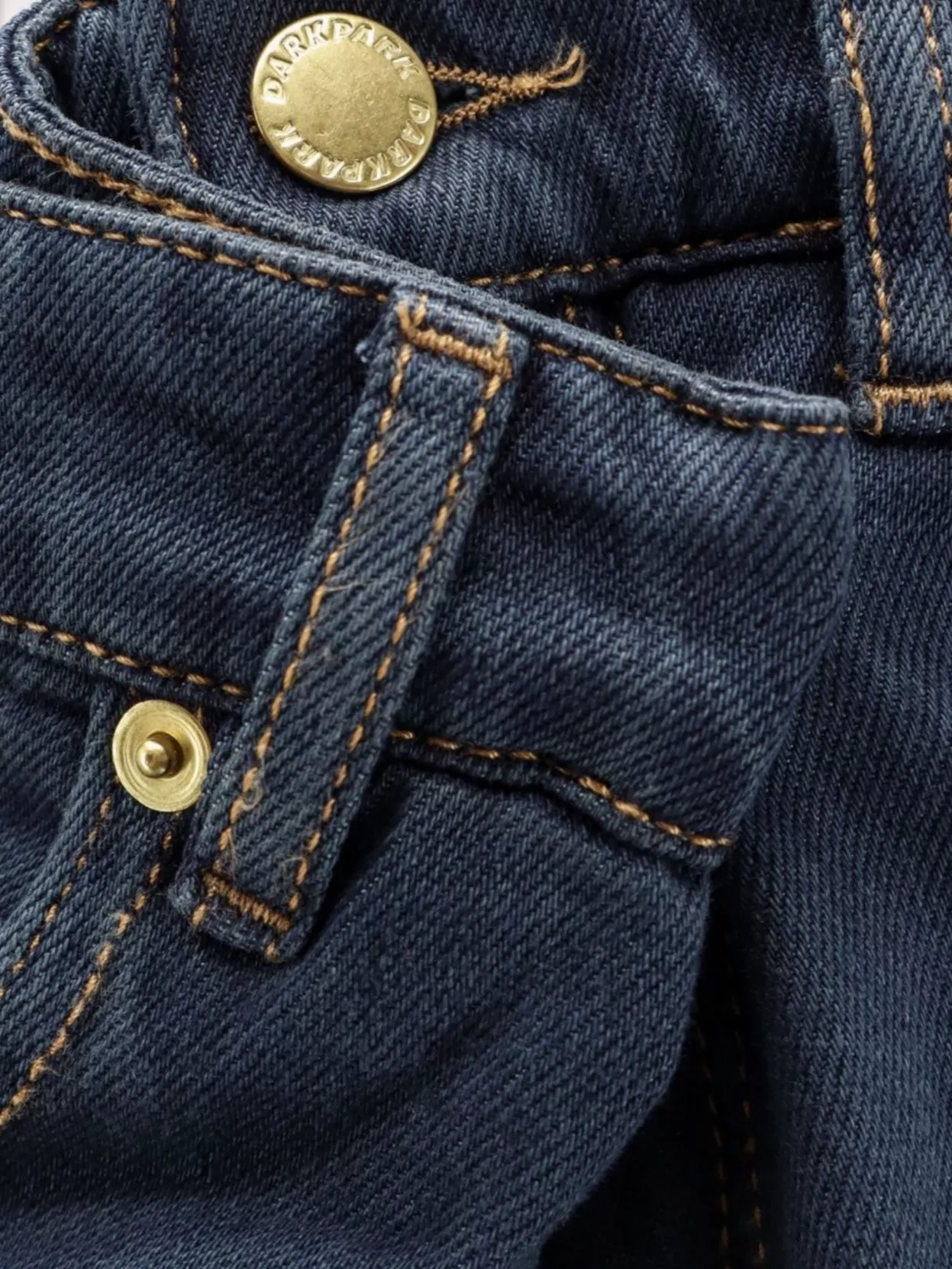 Darkpark Wide Fit Jeans Featuring Contrast Stitching