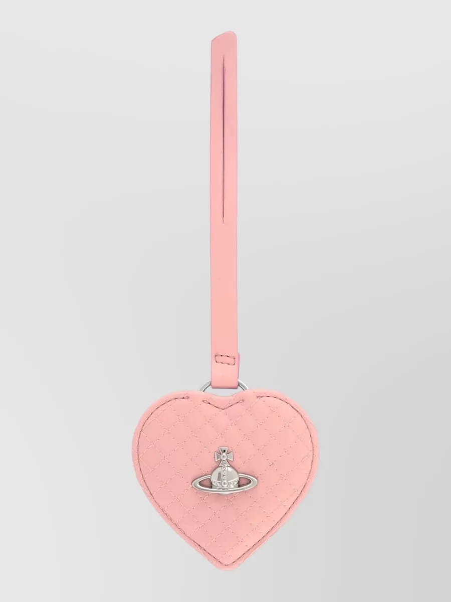 Vivienne Westwood Quilted Heart Mirror Charm