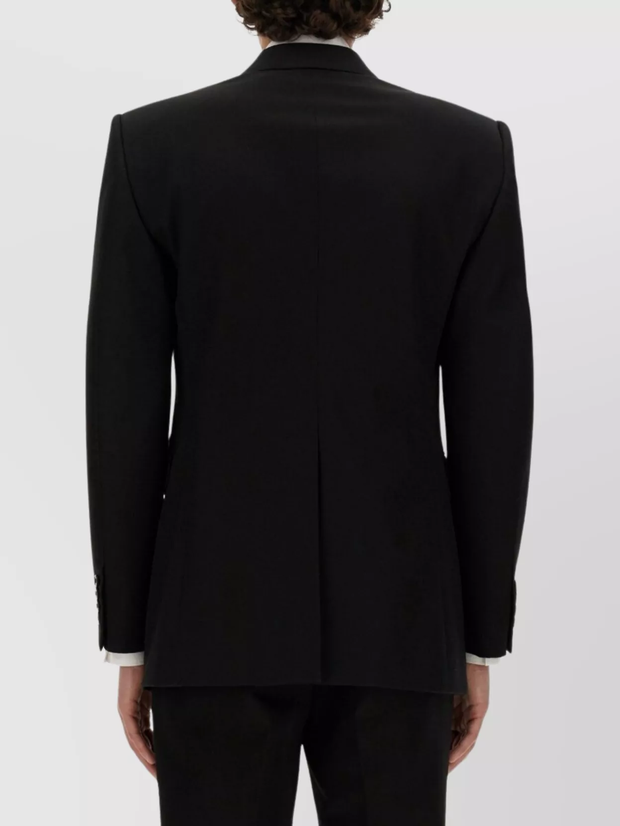 Alexander McQueen Double-breasted tailored jacket structured