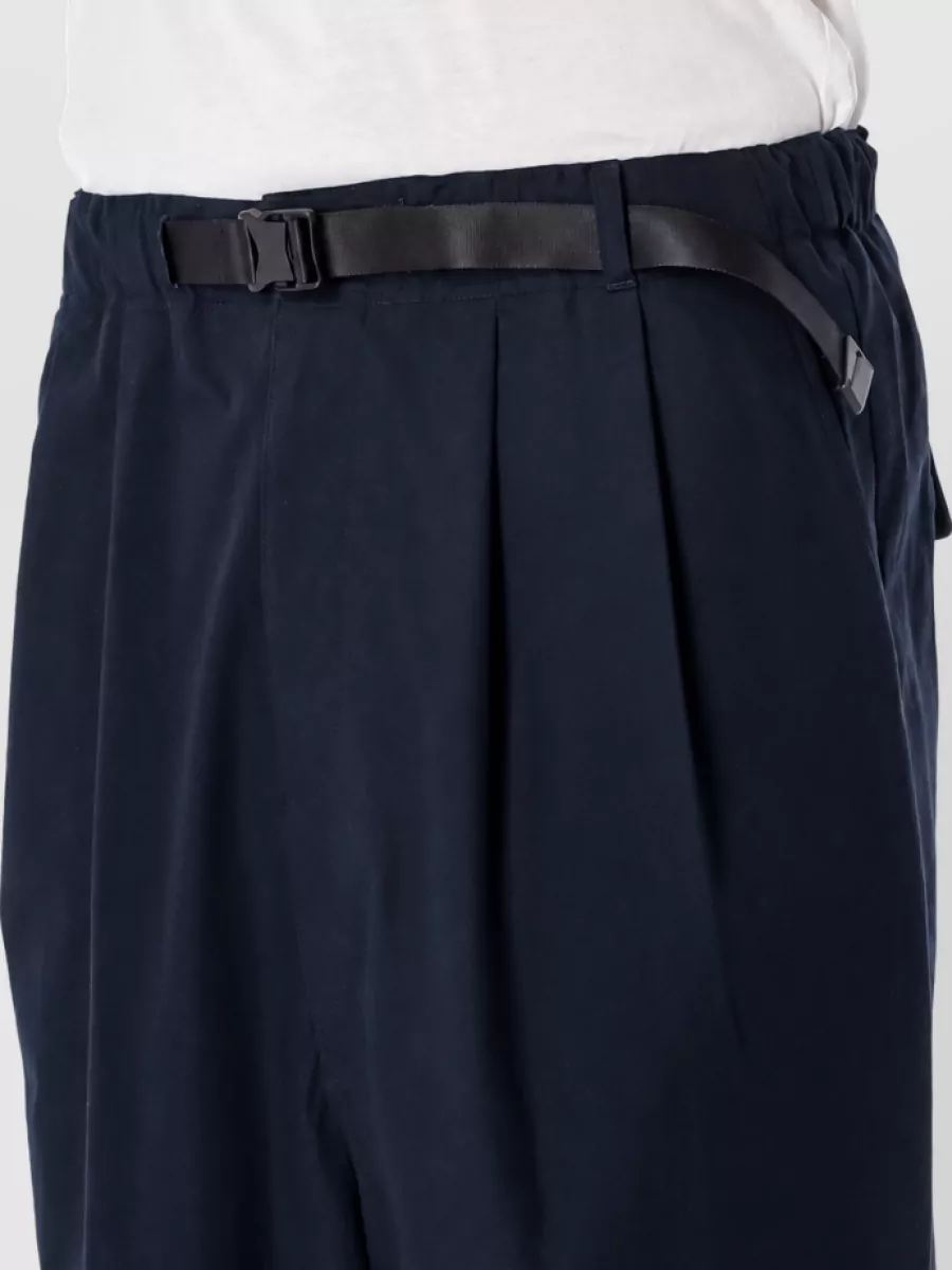 Comme Des Garçons Homme Cotton Belted Chino Trousers