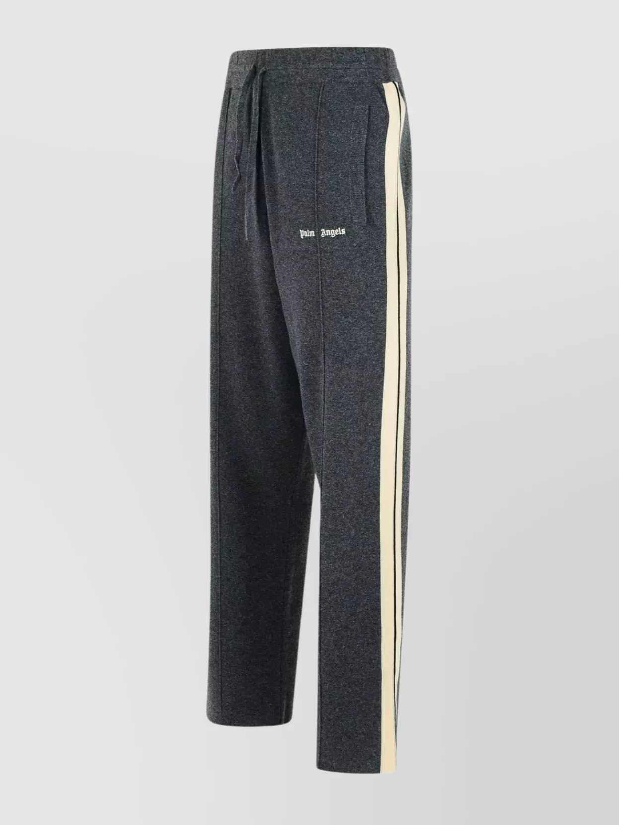 Palm Angels Wool Blend Trousers Drawstring Waist