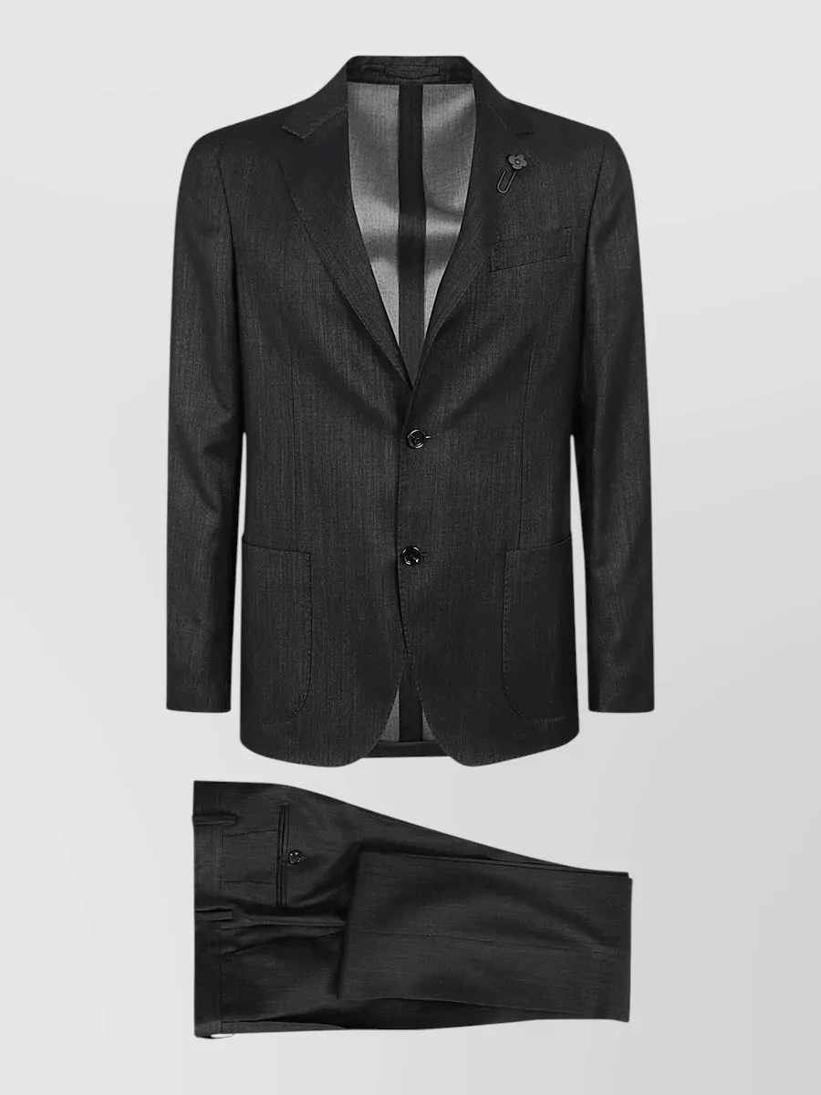 Lardini wool single breasted suit