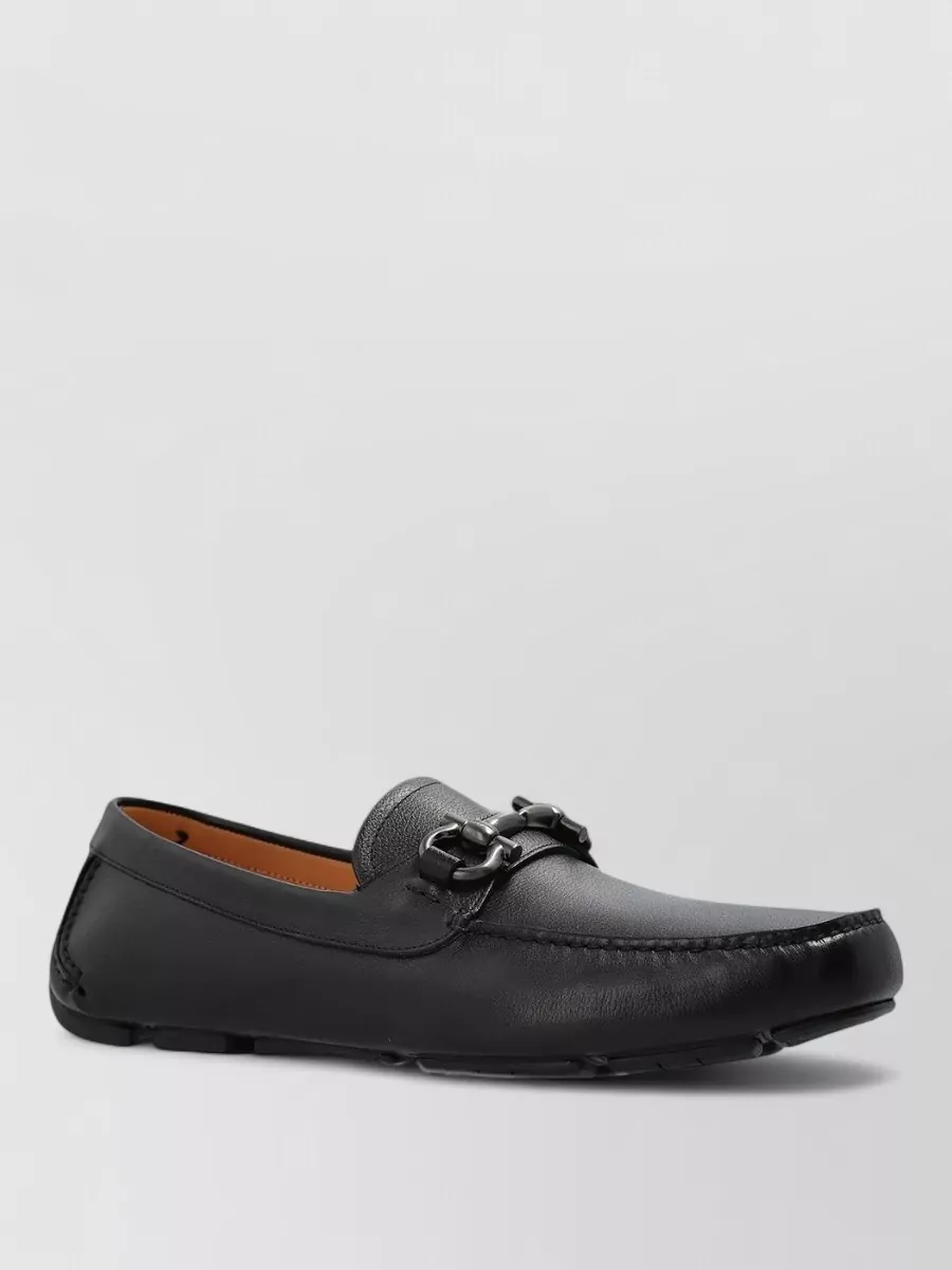 Ferragamo Leather Driver Loafers