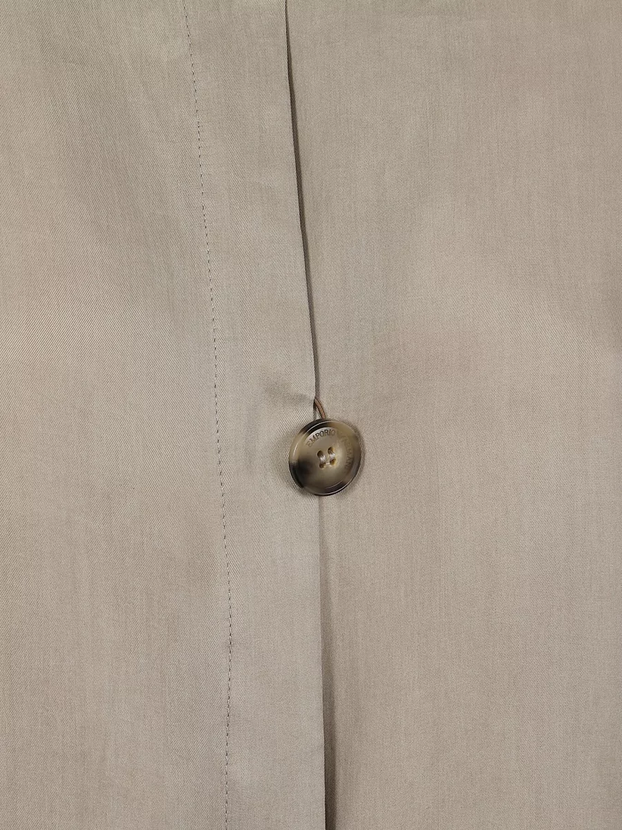 Emporio Armani Mandarin Collar Relaxed-Fit Shirt Jacket