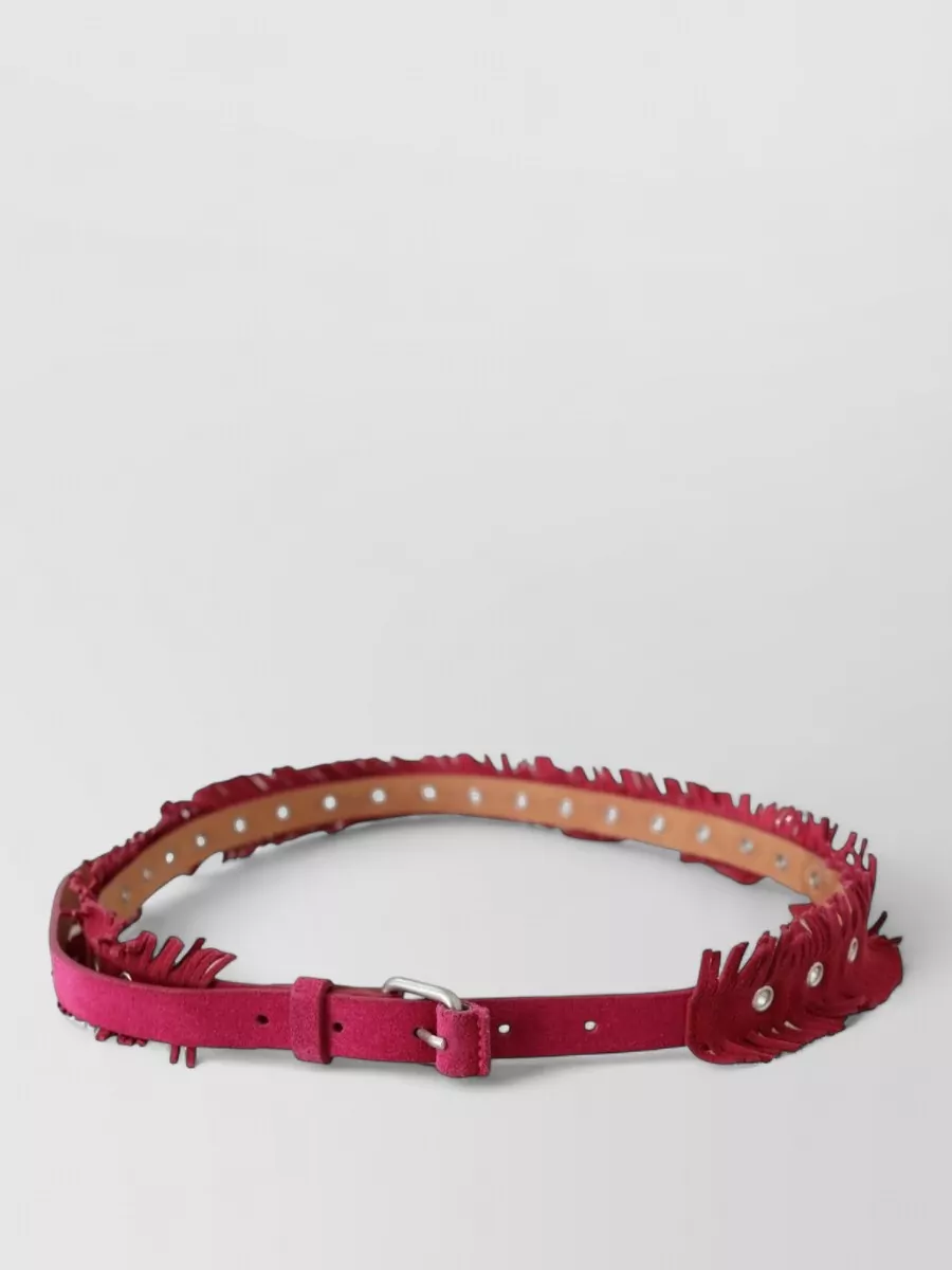 Ermanno Scervino leather fringed waist belt