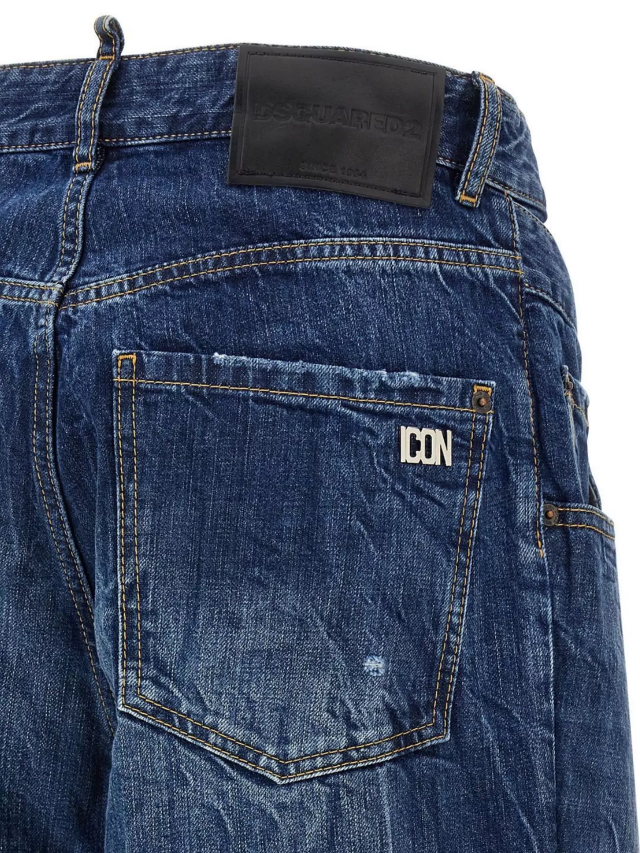 Dsquared2 Better Double Wrap Distressed Jeans
