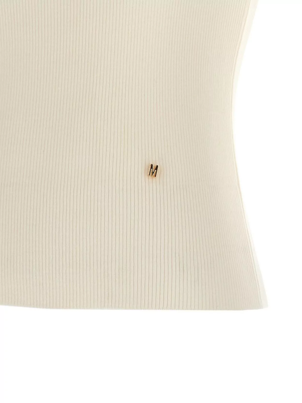 Moschino Ribbed Sleeveless Knit Top