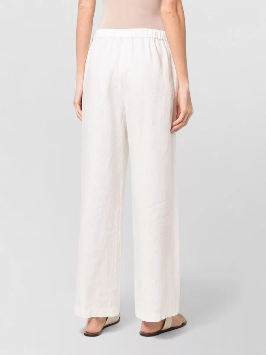 Aspesi Silk Nylon Wide Leg Lightweight Trousers