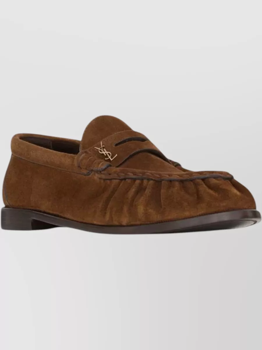 Saint Laurent Suede Le Loafer Loafers