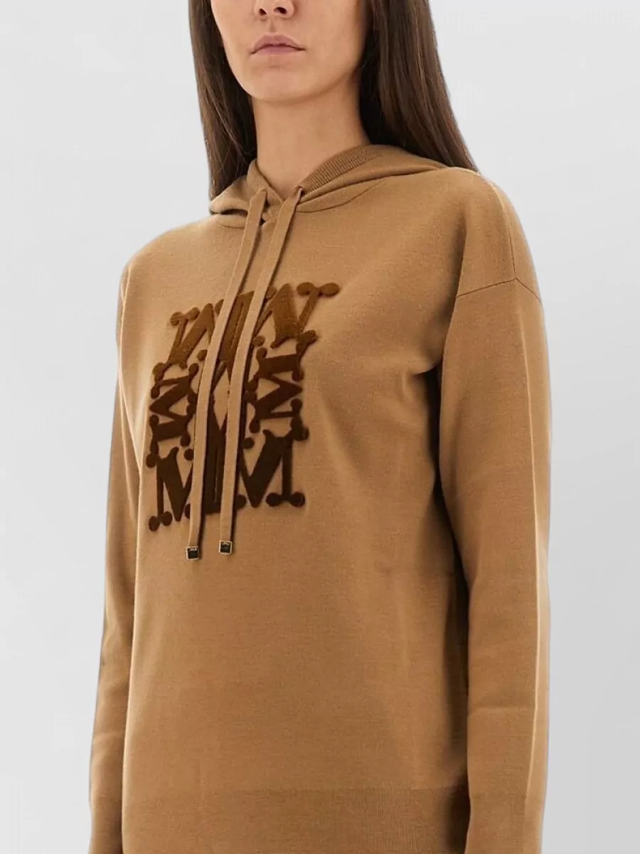 Max Mara Wool Regular-Fit Hooded Sweater