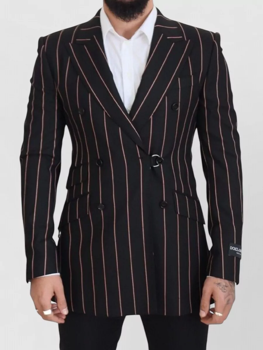 Dolce&Gabbana Striped double breasted blazer