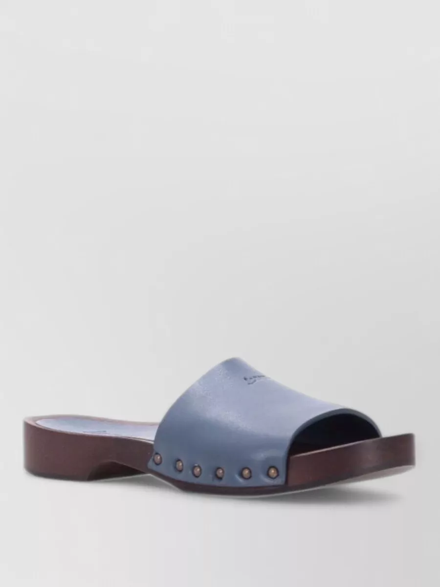 La Rose Leather Sandals