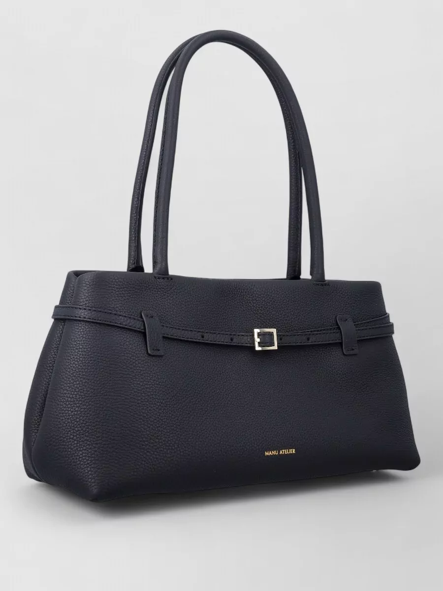 Manu Atelier Le Cambon East West Leather Shoulder Bag