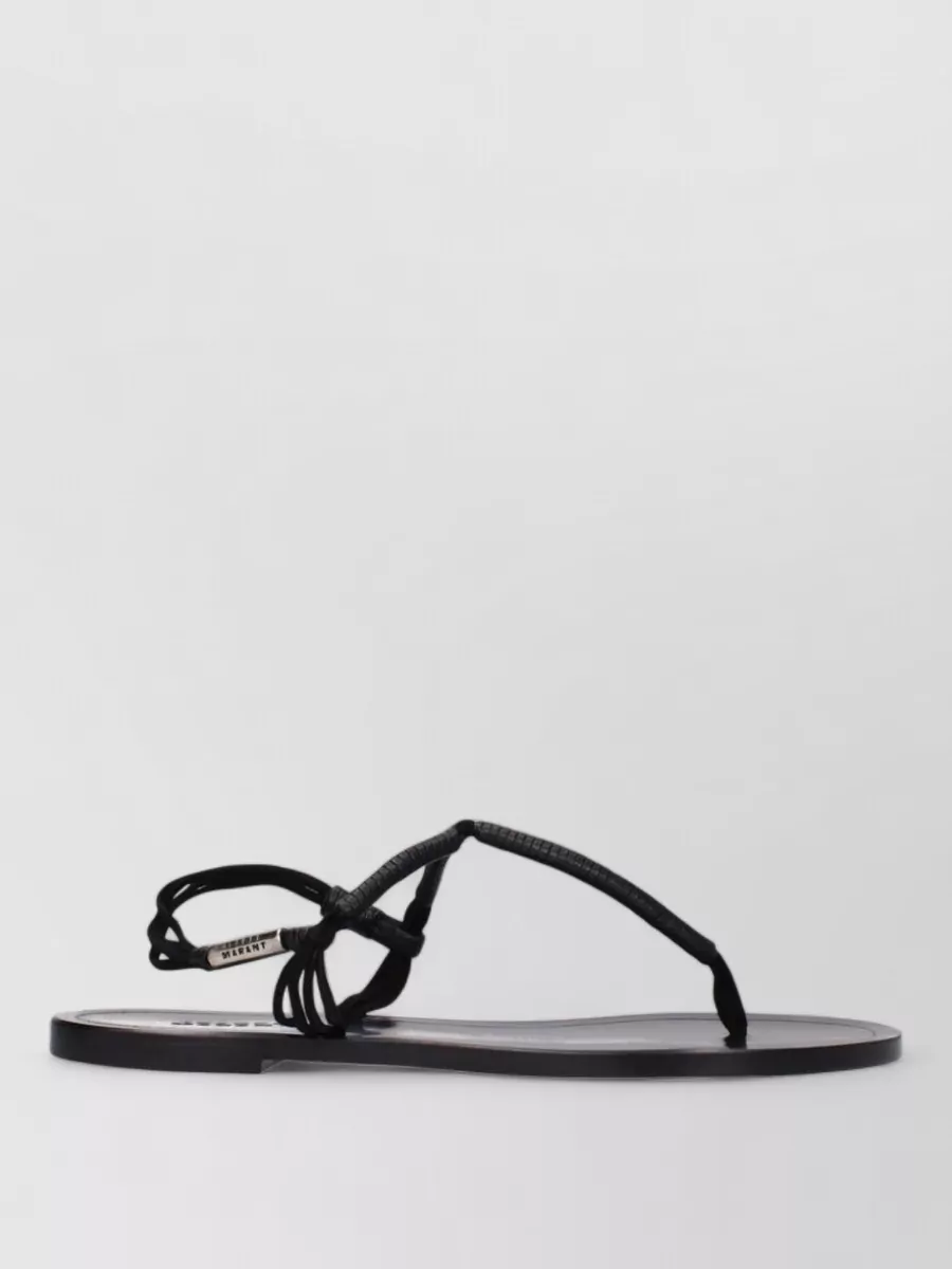 Isabel Marant Leather Flip-Flop Sandals