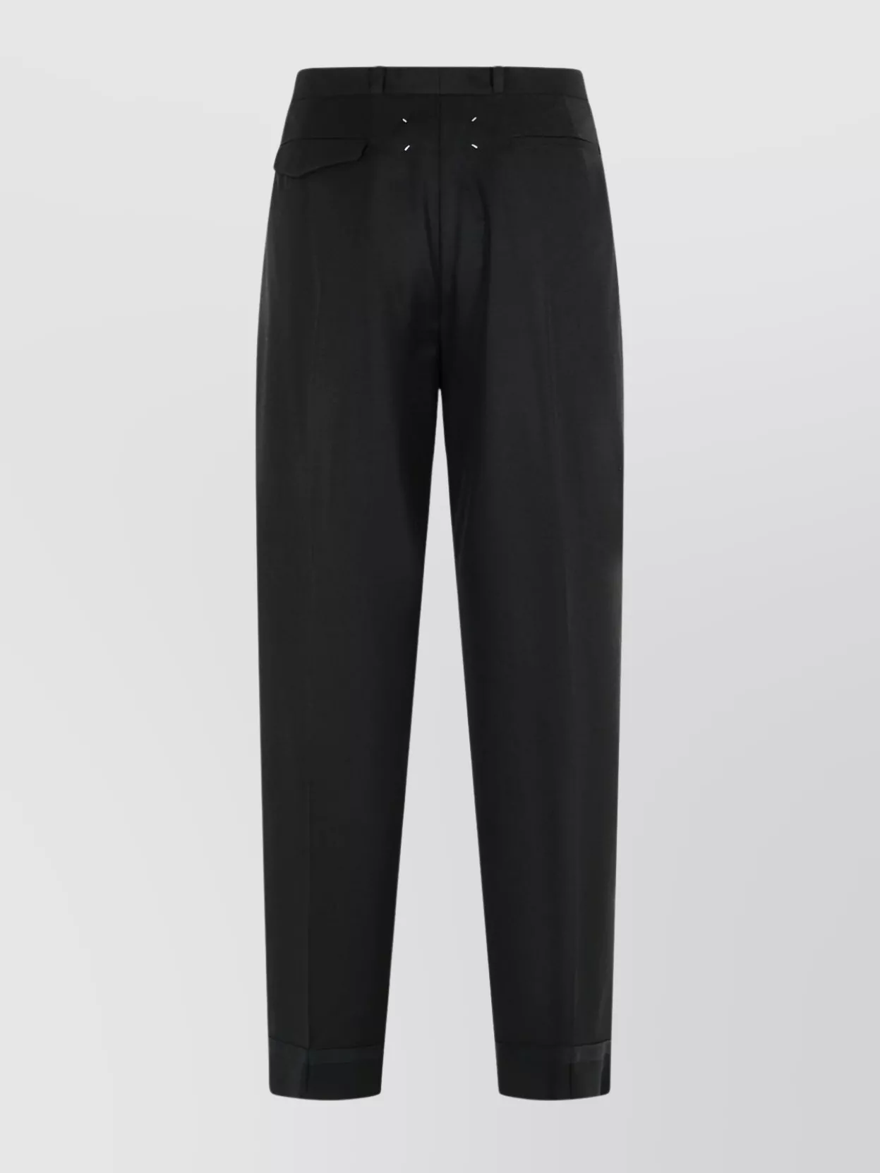Maison Margiela Wool Trousers With Pockets And Pleats