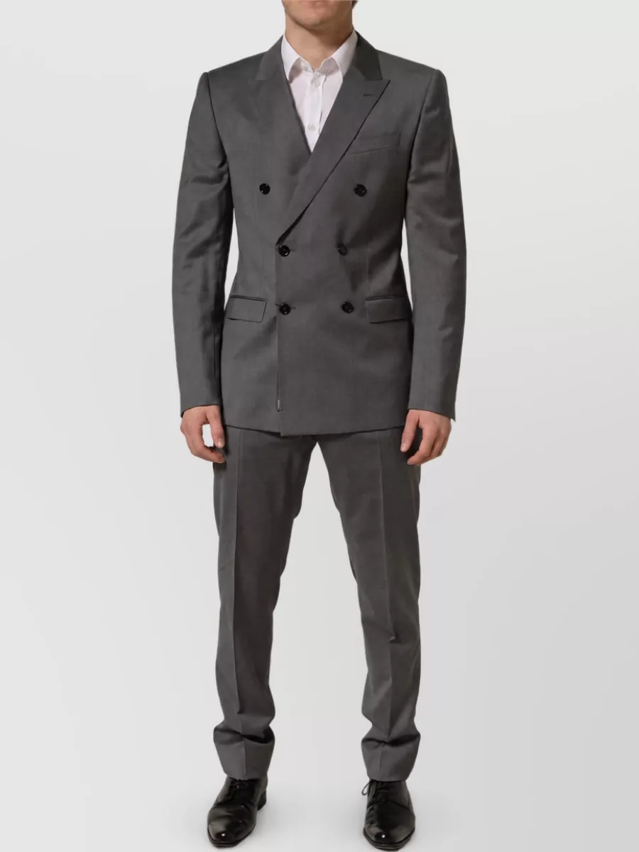Dolce&Gabbana virgin wool slim-fit tailored trousers