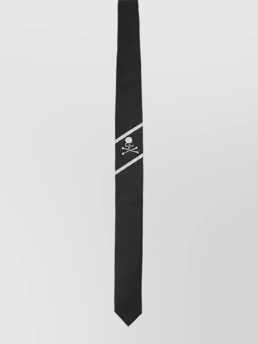 Mastermind World silk skull-print tie