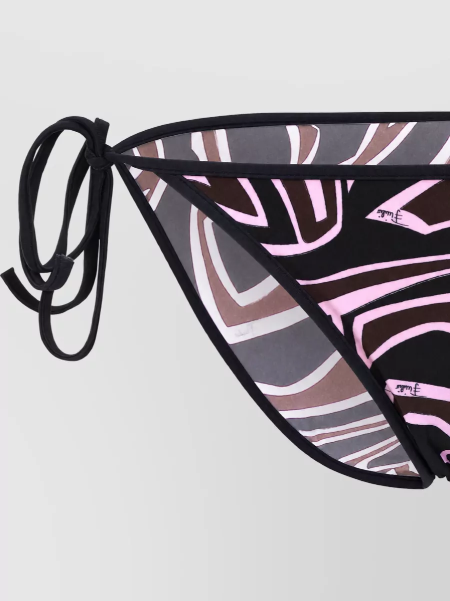 Pucci Printed Low-Rise Tie-Side Bikini Briefs