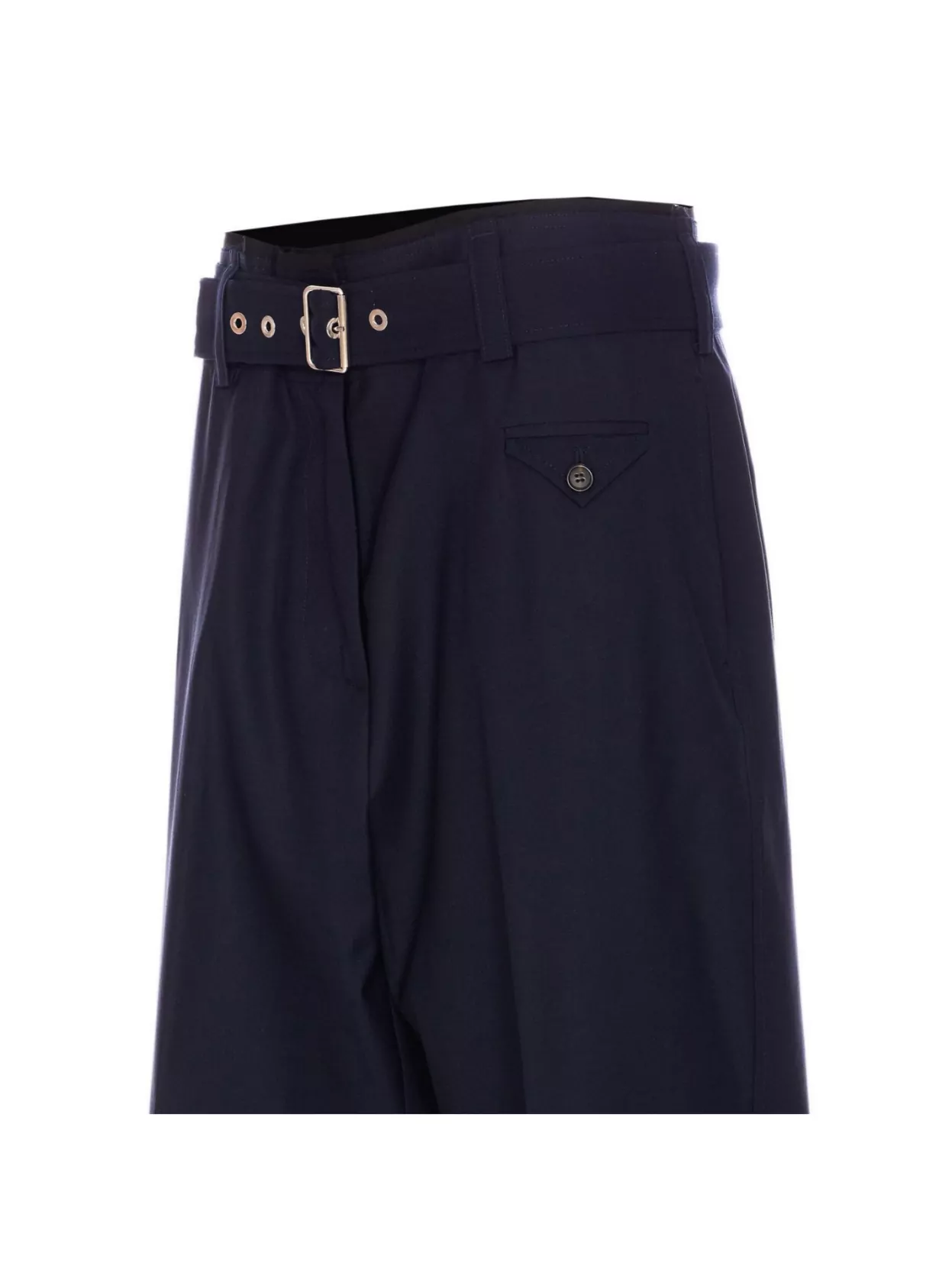 Pinko Cargo Pockets High Waist Wide Leg Trousers