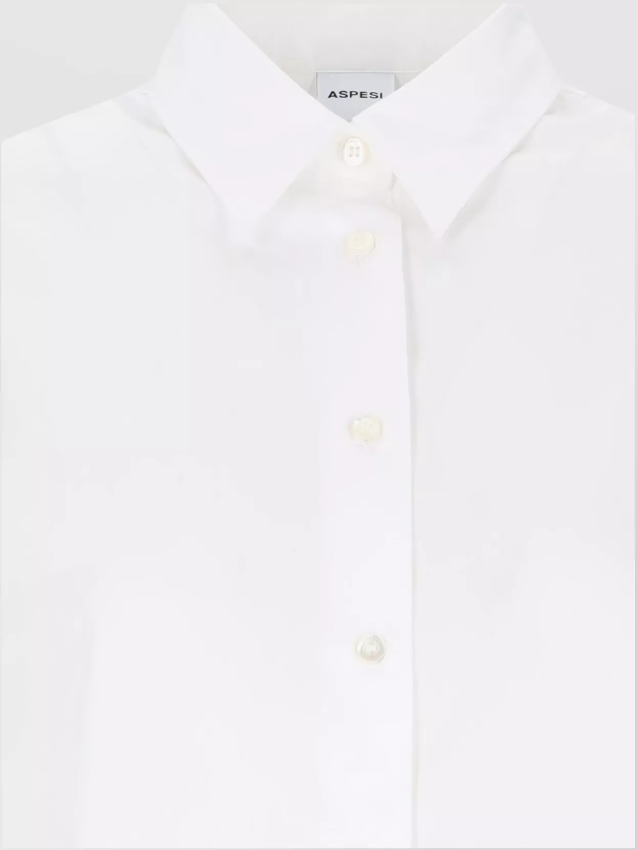 Aspesi Collared Neck Long Sleeve Cuffed Top