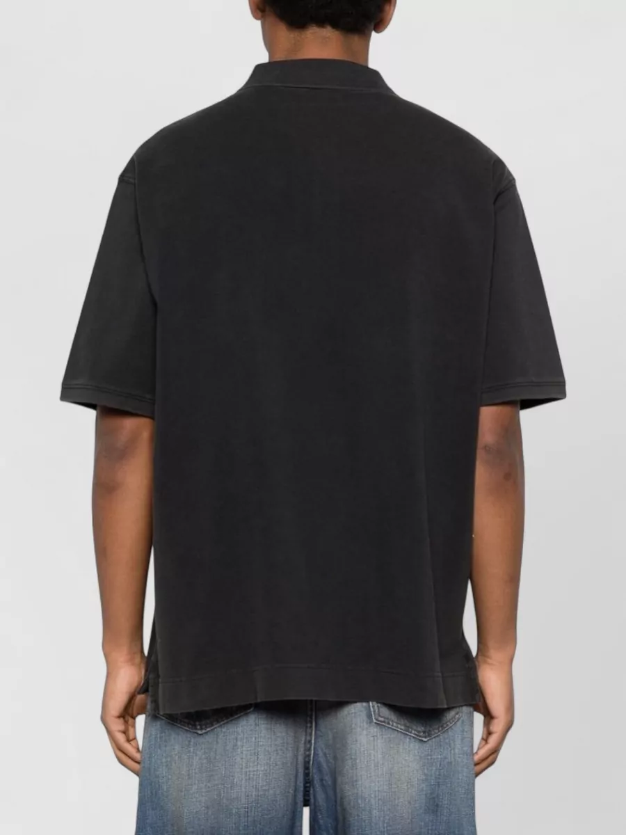Acne Studios Cotton Relaxed-Fit Short-Sleeve Polo Shirt