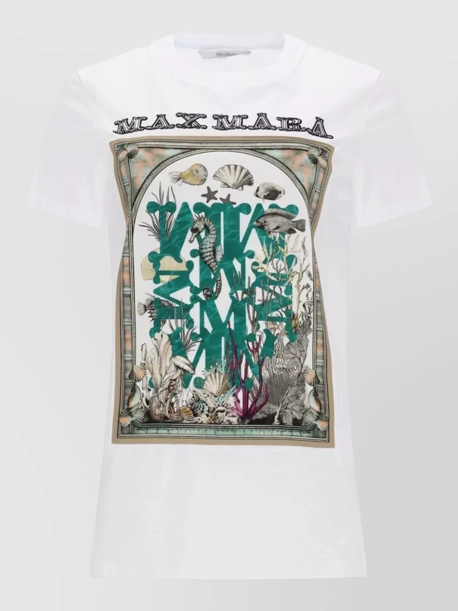 Max Mara cotton printed t-shirt
