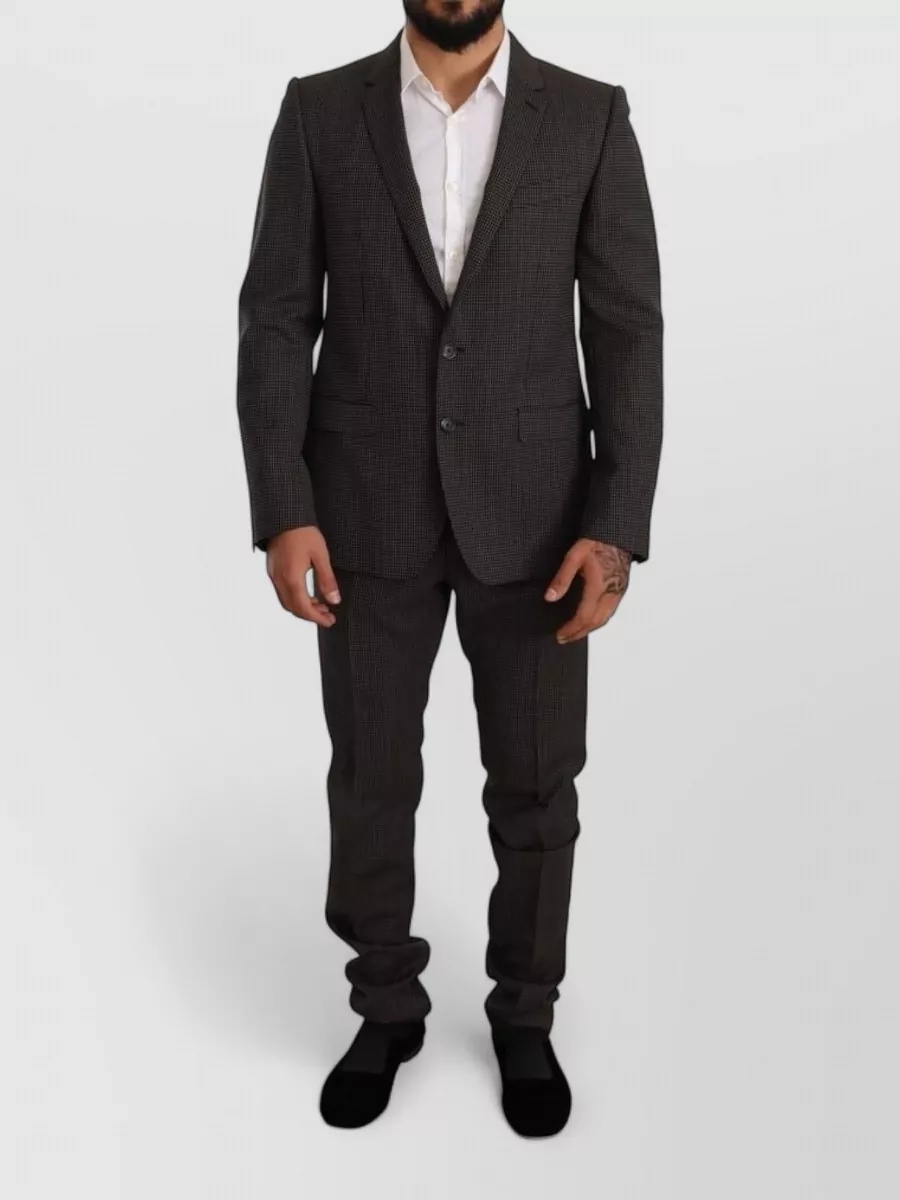 Dolce&Gabbana virgin wool single breasted suit