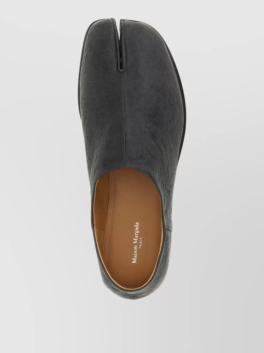 Maison Margiela Leather Tabi Babouche Loafers