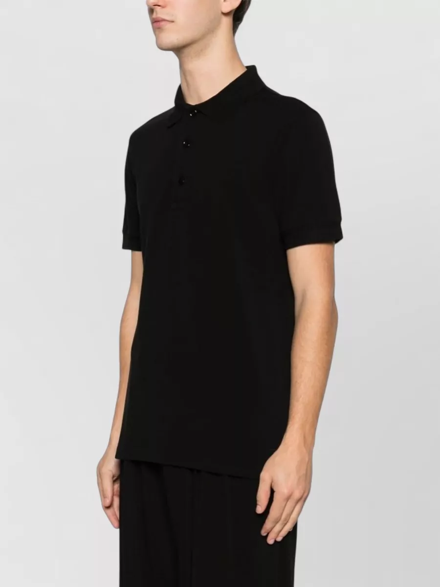 Tom Ford Cotton Blend Polo Shirt Short Sleeves
