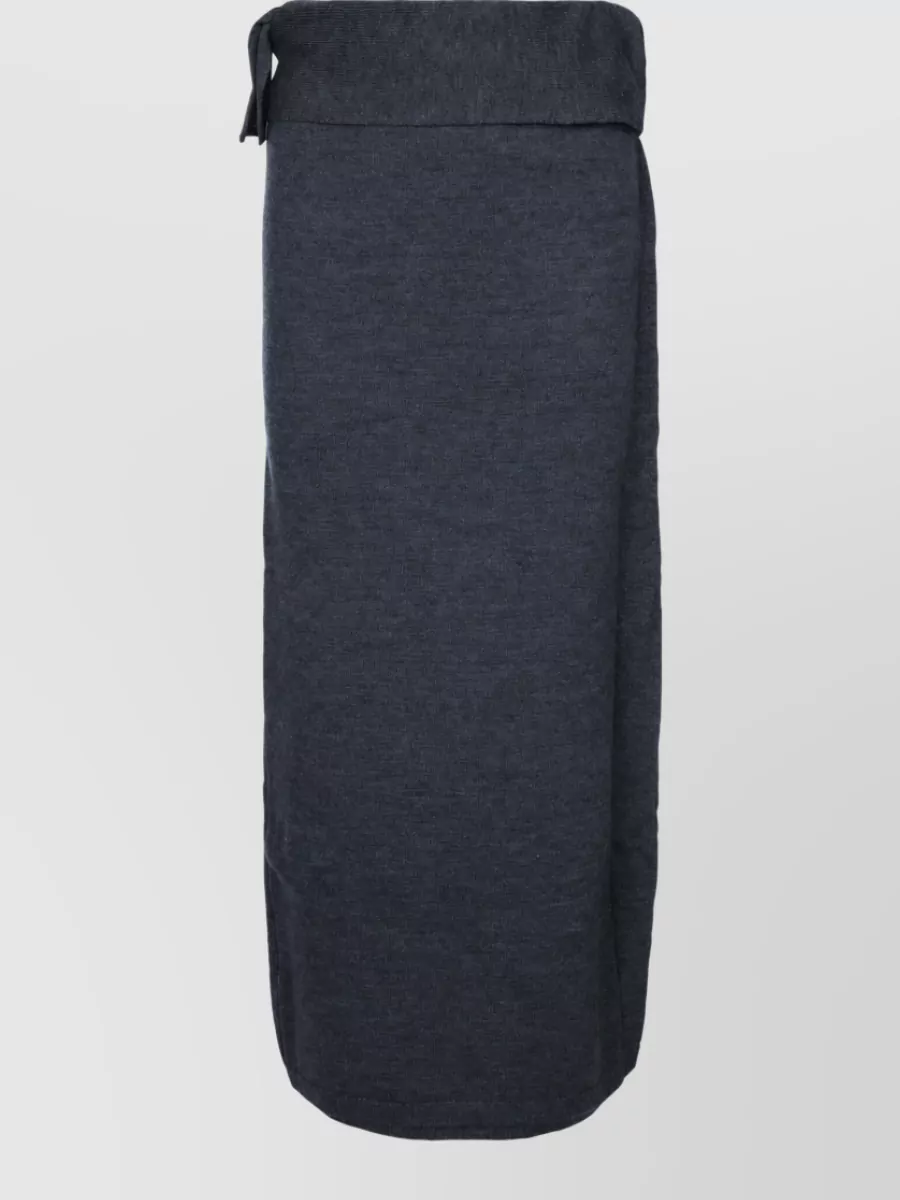 Entire Studios Virgin wool high-rise skirt