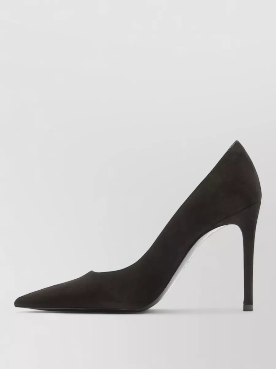 Stuart Weitzman Calf Suede Leather Pumps