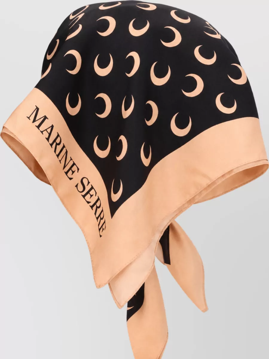 Marine Serre Silk Scarf