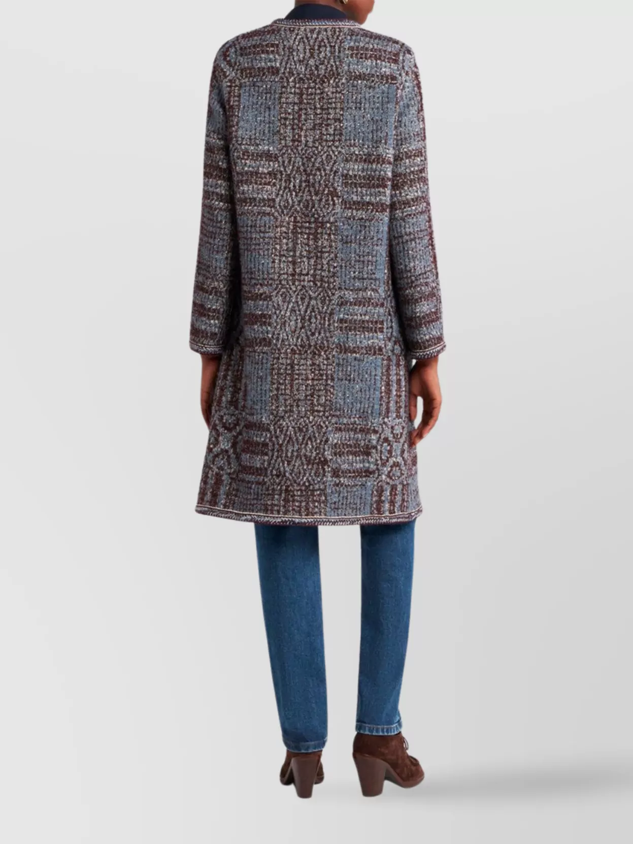 Etro Textured Fabric Long Sleeves Front Pockets
