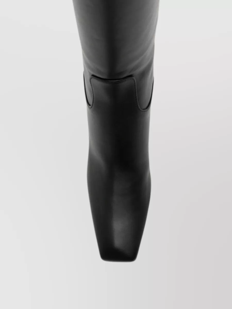 Sergio Rossi Leather Knee-High Boots