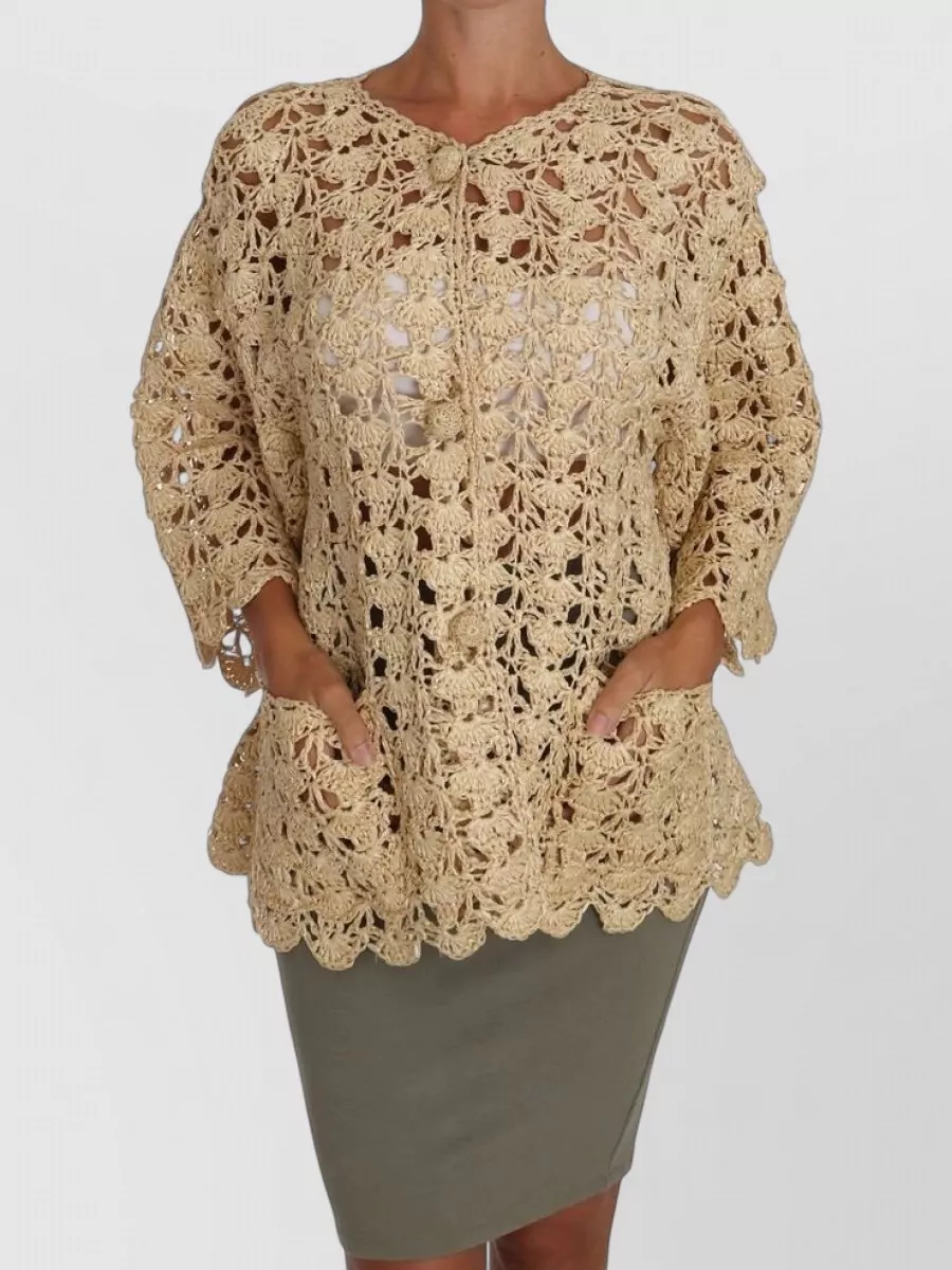 Dolce&Gabbana crochet knit cardigan
