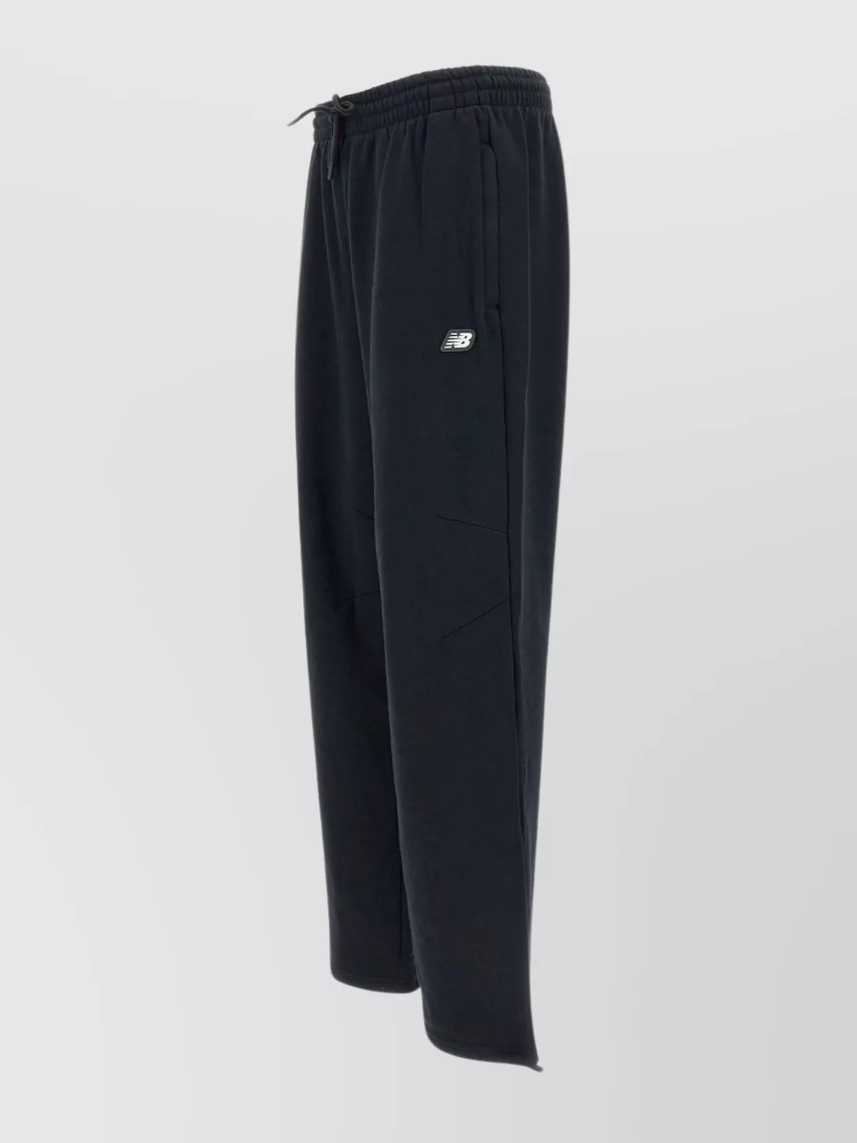 New Balance Cotton Drawstring Jogger Trousers Bottom In Blue