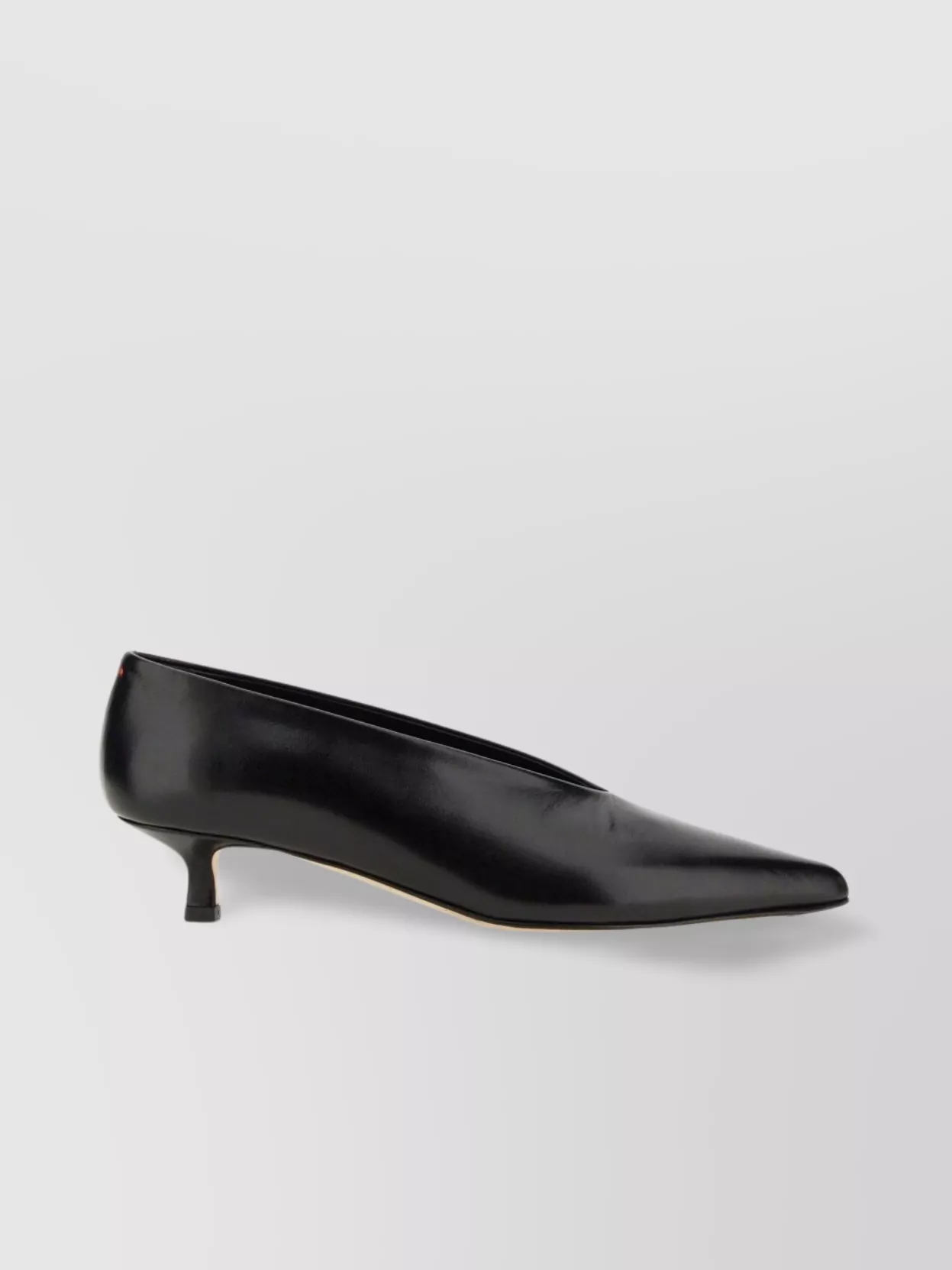 Aeyde "Clara" Kitten Heel Pointed Toe Pumps